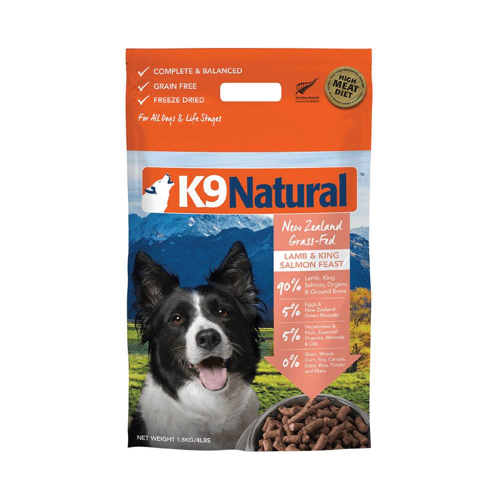 K9 Natural Freeze Dried Lamb & Salmon Feast 1.8kg