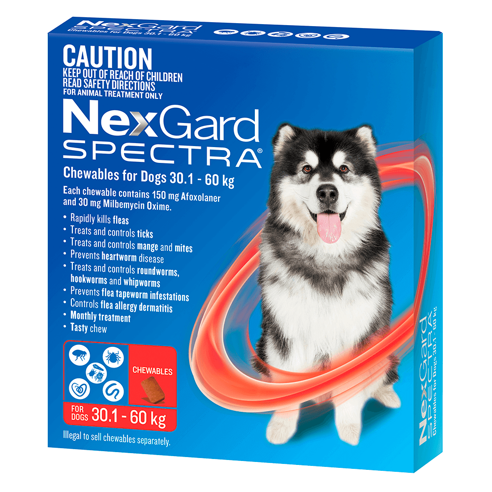 Nexgard Spectra For Dogs 30.1-60kg 6s