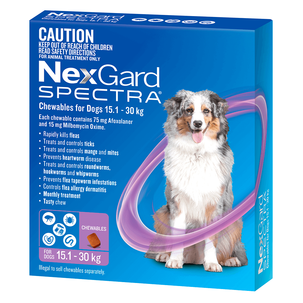 Nexgard Spectra For Dogs 15.1-30kg 6s