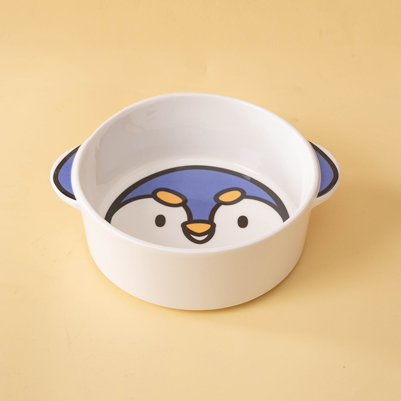 Penguin Ceramic Pet Bowl