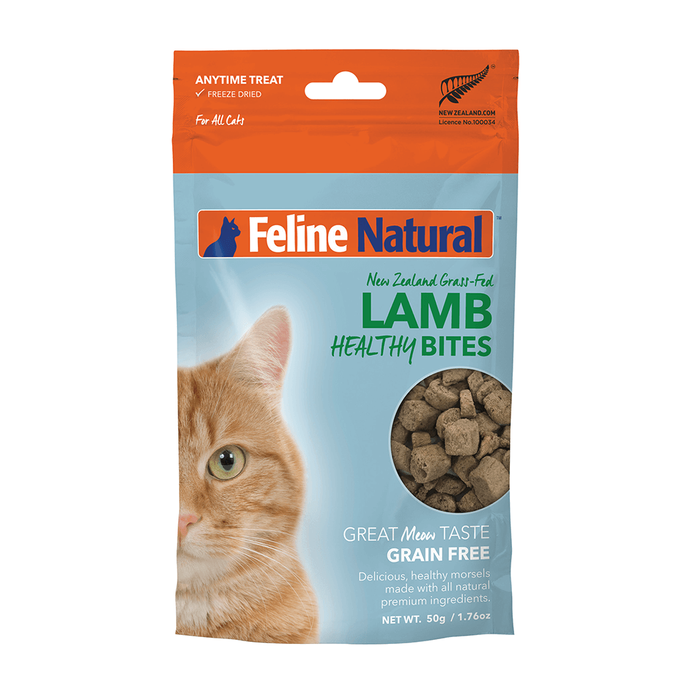 Feline Natural Lamb Healthy Bites For Cat 50g