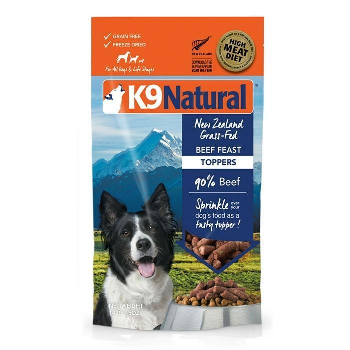 K9 Natural Freeze Dried Beef Topper 142g