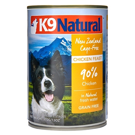 K9 Natural Chicken Feast Canned Dog Food 370g x12 Cans