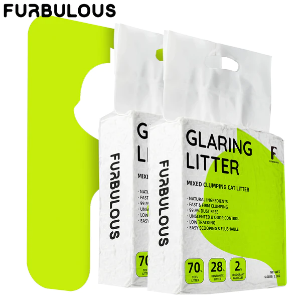 Furbulous Glaring Litter 2.5Kg - Mix Clumping Cat Litter0