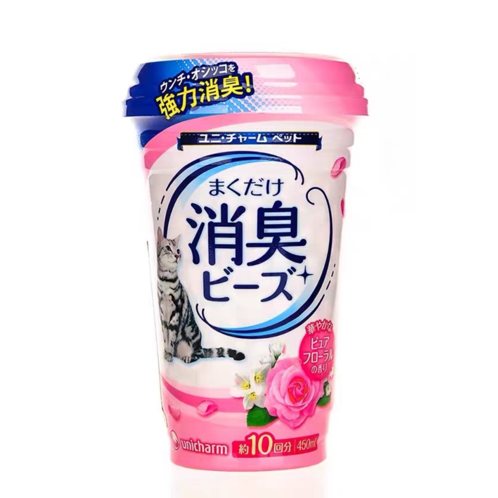 Gaines Cat Litter Floral Scent Deodorant Beads 450ml