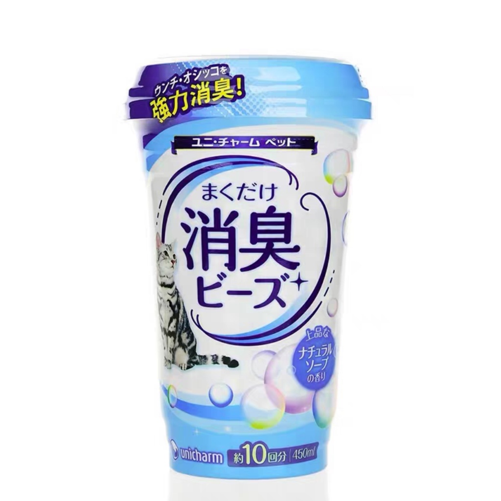 Gaines Cat Litter Soap Scent Deodorant Beads 450ml