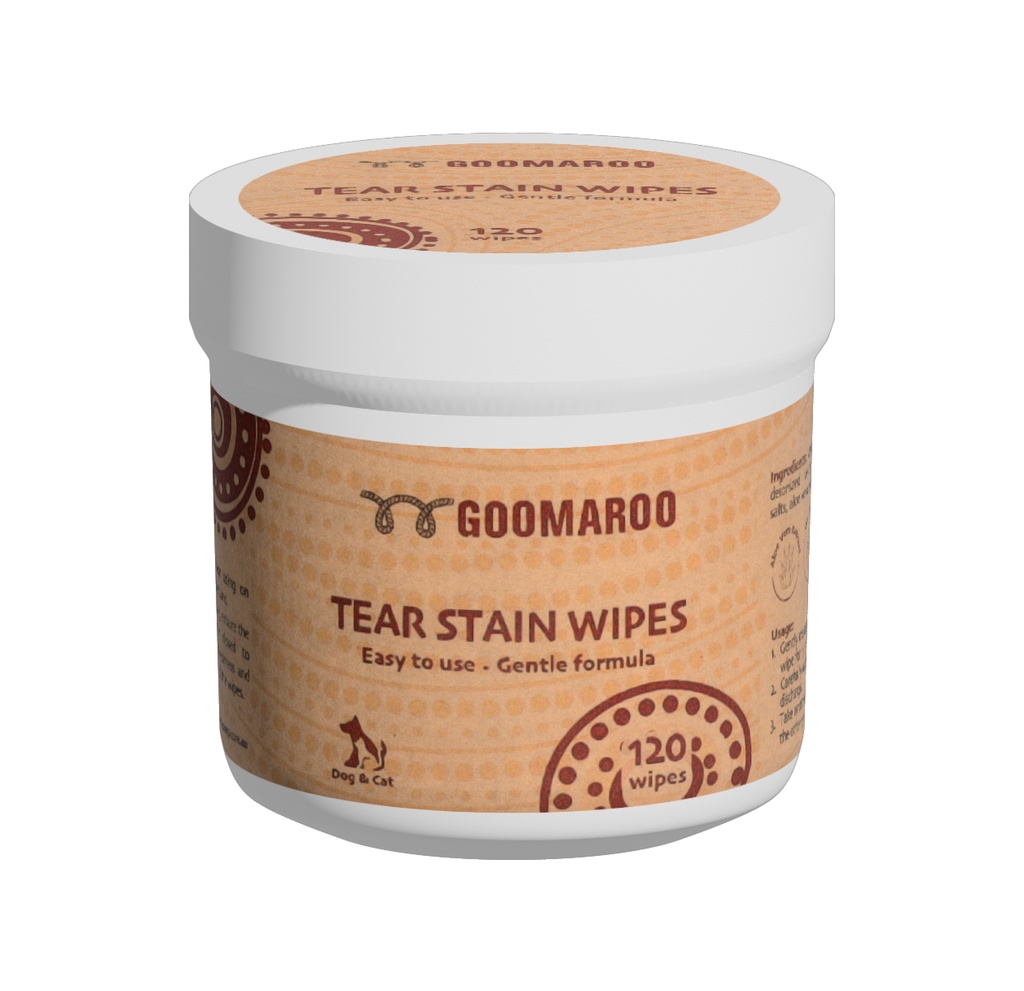 Goomaroo Tear Stain Wipes 120pcs